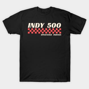 Indianapolis 500 Speed Race Indiana Car race T-Shirt
